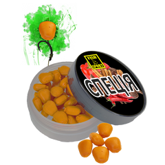 Кукурудза желейна (Спеція)10mm ПИЛИК POP-UP (ефект флюоро дим) банка, оранжевый флюоро