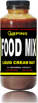 Ликвид Food mix 500ml liquid cream bait 500мл, Коричневый