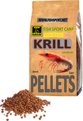 Pellets 3mm   KRILL(fish series) 1кг, Коричневый
