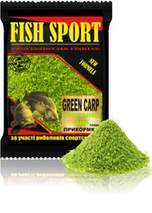 Прикормка Зеленый карп (горох-чеснок) FISH SPORT 1 кг