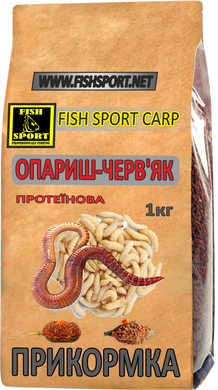 Прикормка Опариш-черв'як FISH SPORT 1 кг