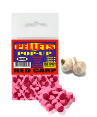 Пеллетс плавающий (ЧЕСНОК) 12mm RED CARP POP-UP