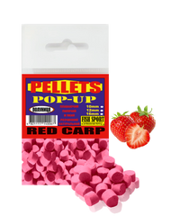 Пелетс плаваючий (КЛУБНИКА) 12mm RED CARP POP-UP