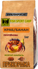 Прикормка Краб-Банан FISH SPORT 1 кг