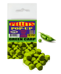 Пелетс плаваючий (ГОРОХ) 12mm GREEN CARP POP-UP