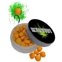 Кукурудза желейна (Конопля)10mm ПИЛИК POP-UP (ефект флюоро дим) банка, оранжевый флюоро