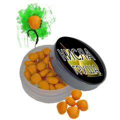 Кукуруза желейная (Кислая груша)10mm ПЫЛИК POP-UP (эффект флюоро дым) банка, оранжевый флюоро