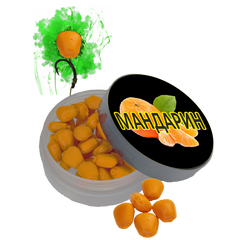 Кукуруза желейная (Мандарин)10mm ПЫЛИК POP-UP (эффект флюоро дым) банка, оранжевый флюоро
